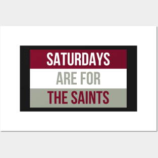 Saturdays are for the Saints - Aquinas College Posters and Art